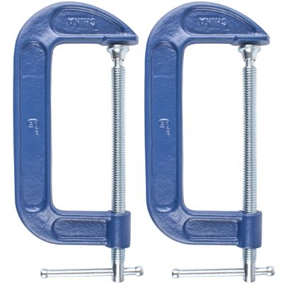 Clamp G Heavy Duty 150mm Twin Pack 6'
